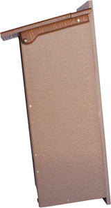 Wood Duck Bird House, Made with Durable Poly Lumber, Post-Mount Design