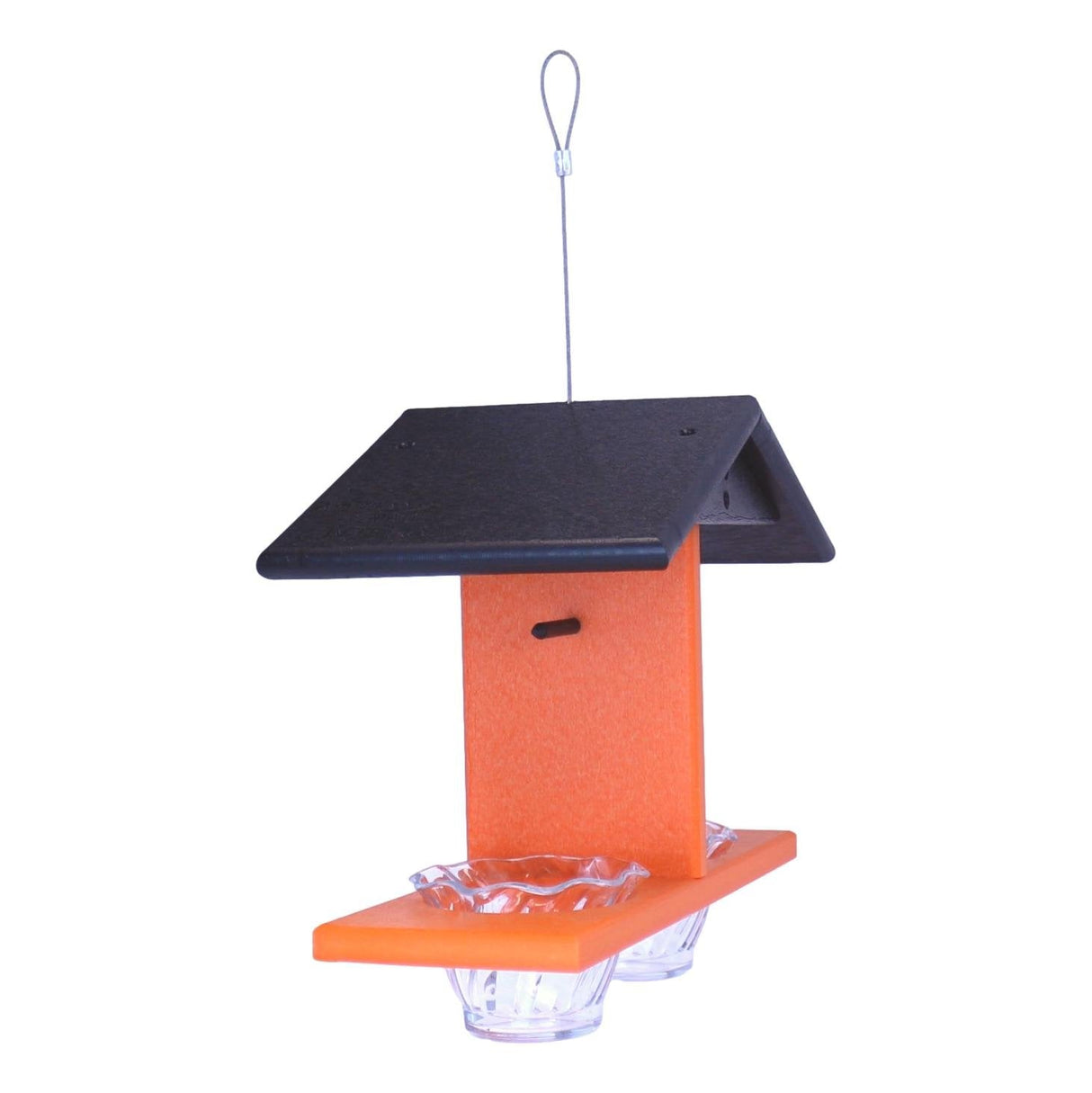 Oriole Bird Feeder, Double-Cup Jelly Oriole Feeder with Pegs for Orange Halves