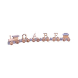 AmishToyBox.com Wooden Name Train Toy, Custom ABC Letter Train, Amish-Made