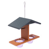 Oriole Bird Feeder, Double-Cup Jelly Oriole Feeder with Pegs for Orange Halves