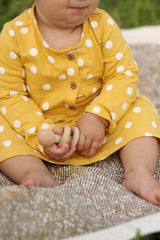 Amish-Made Wooden 3-Ring Baby Rattle Toy - Unfinished Wood - 3-4" Long