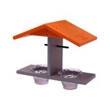 Oriole Bird Feeder, Double-Cup Jelly Oriole Feeder with Pegs for Orange Halves
