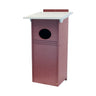 Wood Duck Bird House, Made with Durable Poly Lumber, Post-Mount Design