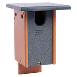 Bluebird House, Post Mount, Amish-Made with 100% Recycled Poly Lumber