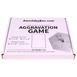 Aggravation Wahoo Marble Board Game, Double-Sided, Hand Painted