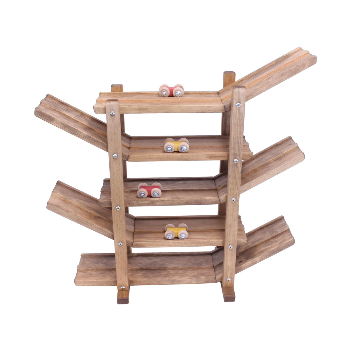 Amish-Made, Handcrafted Wooden Car Roller Racetrack Action Toy