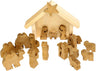 AmishToyBox.com Wooden Nativity Manger Scene Set, 14 Pieces