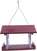 Amish-Made Bluebird Feeder, Made With Poly Lumber, For Feeding Mealworms