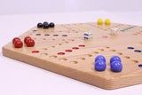 Aggravation Wahoo Marble Board Game, Double-Sided, Hand Painted