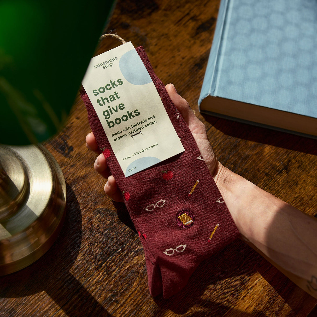 Socks that Give Books