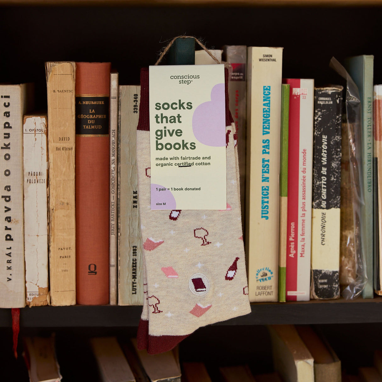 Socks that Give Books