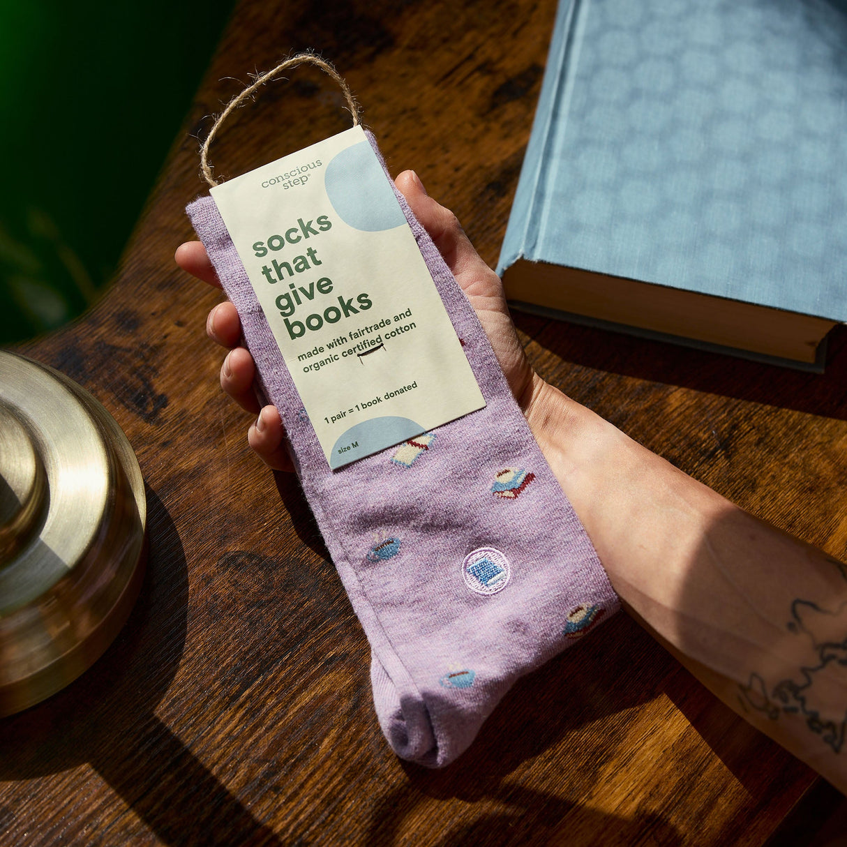 Socks that Give Books