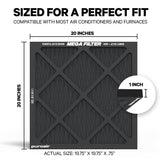 PuroAir HVAC Mega Filter MERV 13 Pleated Plus Activated Carbon Air Filter