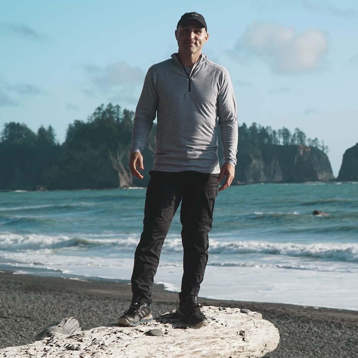 Microweight - Men's Wool 1/4 Zip Woolverino