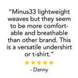 Microweight - Men's Wool V-Neck T-Shirt Woolverino