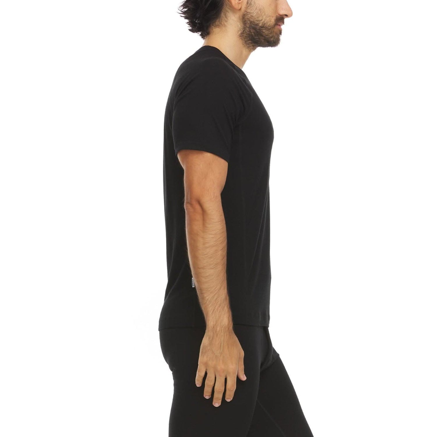 Microweight - Men's Wool V-Neck T-Shirt Woolverino