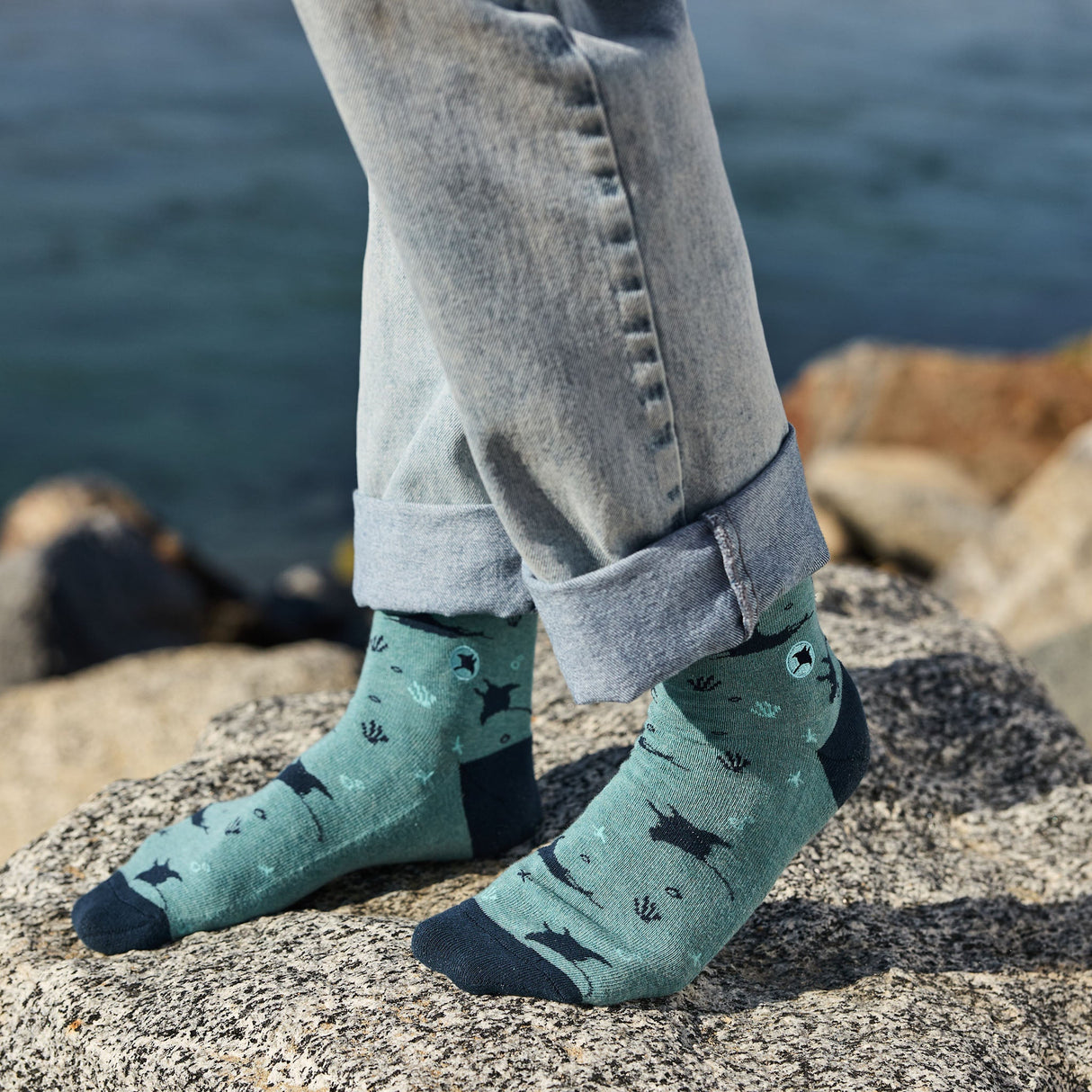 Socks that Protect Manta Rays