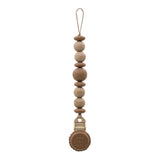 Metal-Free Beaded Silicone and Beech Wood Pacifier Clips