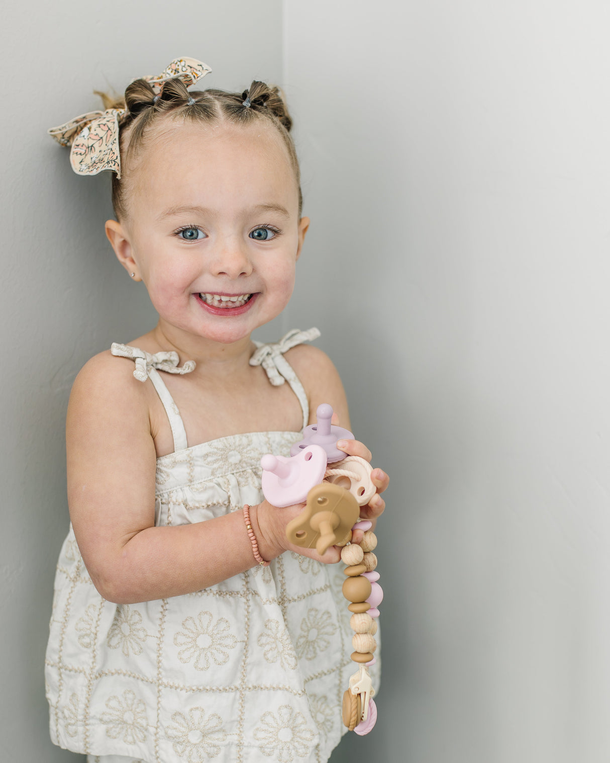 Orthodontic Shape Silicone Baby Pacifiers (Set of 2)