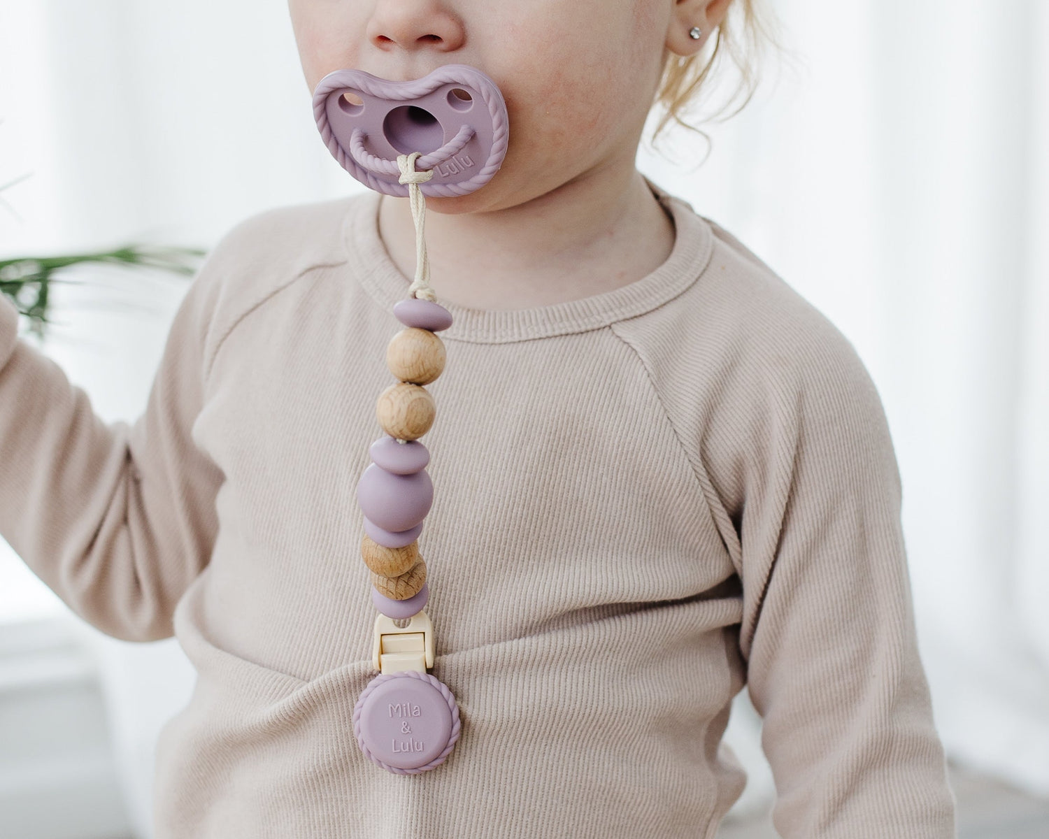 Orthodontic Shape Silicone Baby Pacifiers (Set of 2)