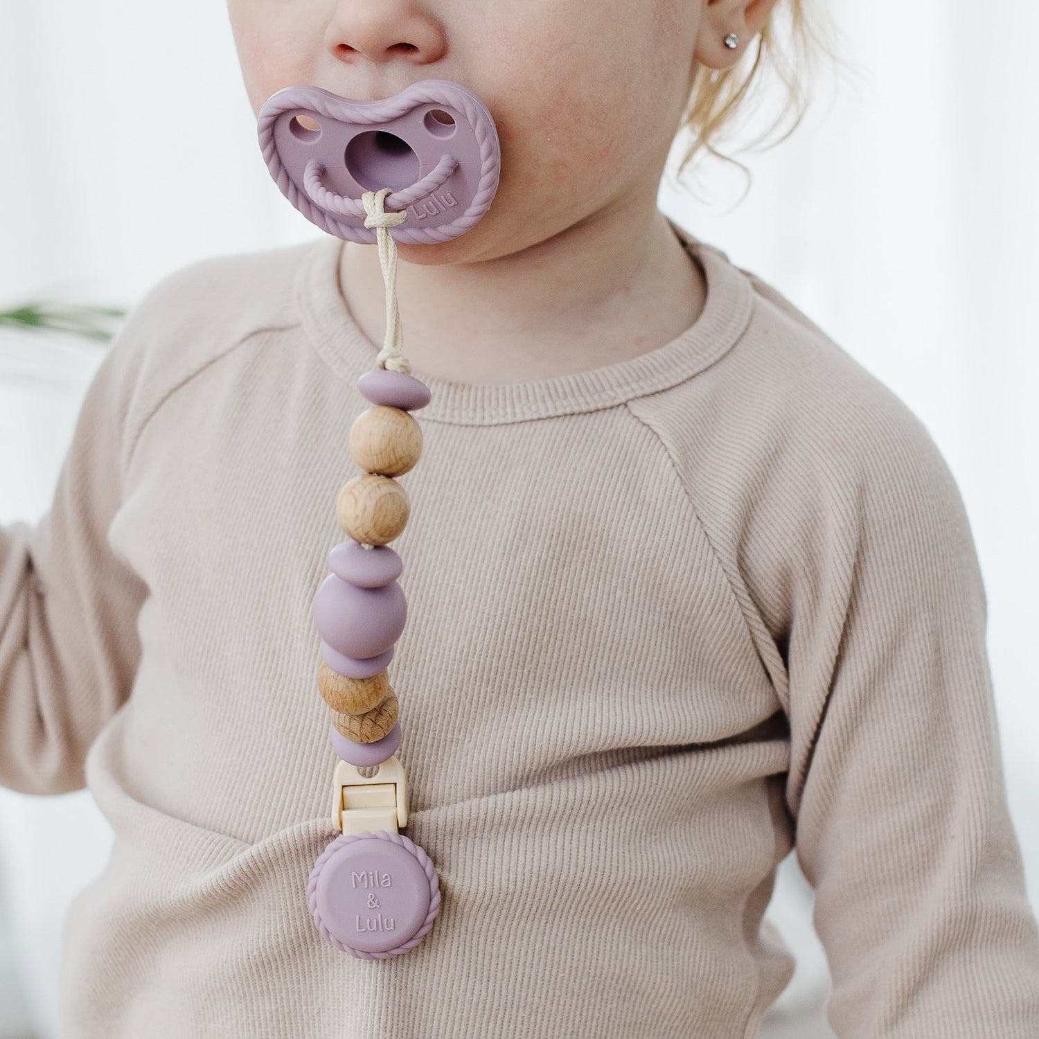 Orthodontic Shape Silicone Baby Pacifiers (Set of 2)