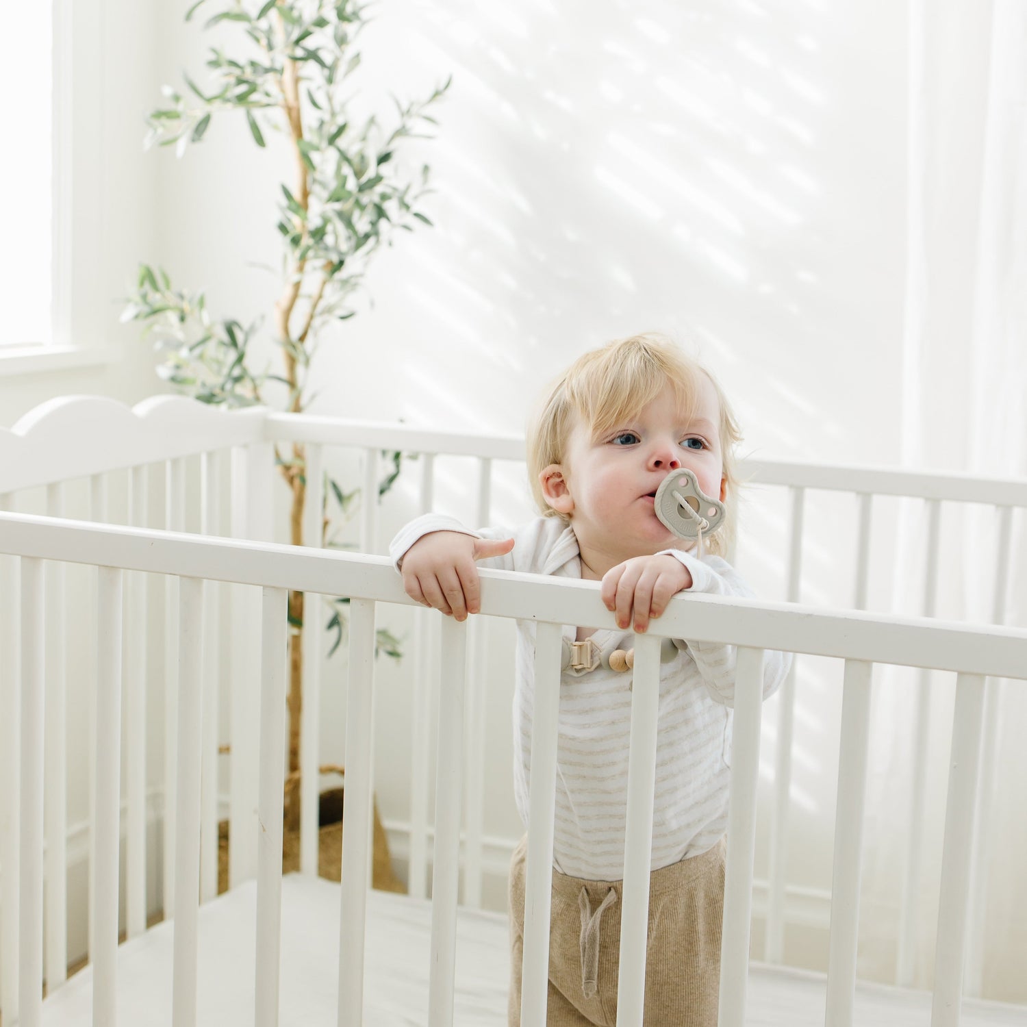 Round Shape Silicone Pacifiers (Set of 2)