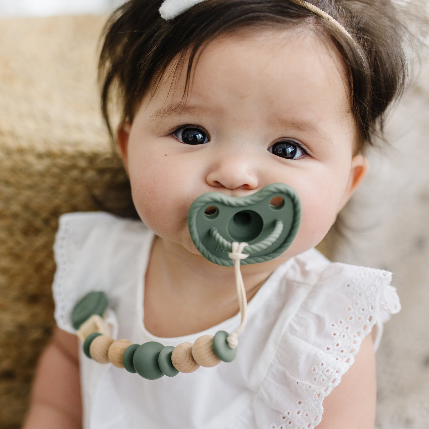 Orthodontic Shape Silicone Baby Pacifiers (Set of 2)