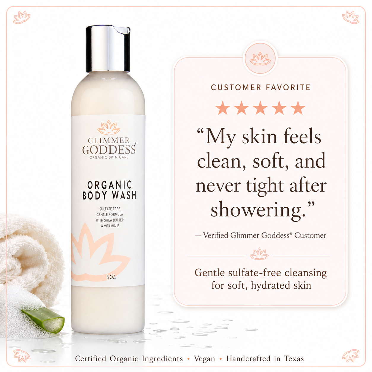 Organic Moisturizing Body Wash