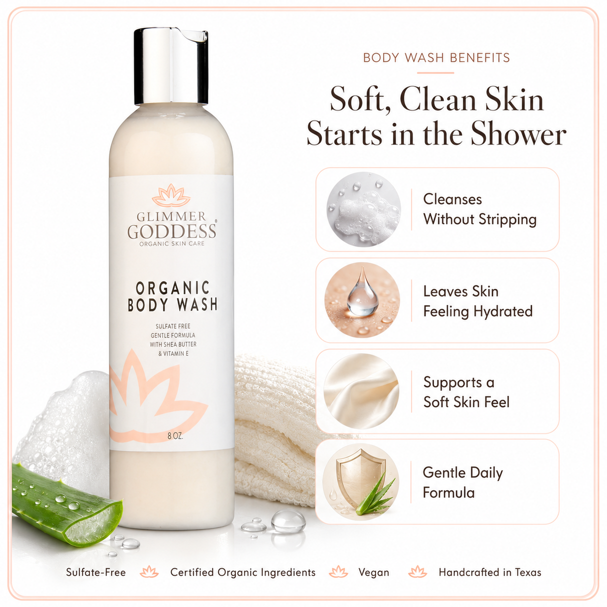 Organic Moisturizing Body Wash