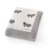 Whimsy Collection - Luxury 100% Cotton Knit Swaddle Baby Blanket
