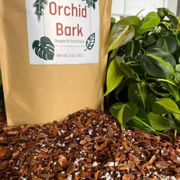 Premium Douglas Fir Orchid Bark - Perfect pH for Healthy Orchid Growth