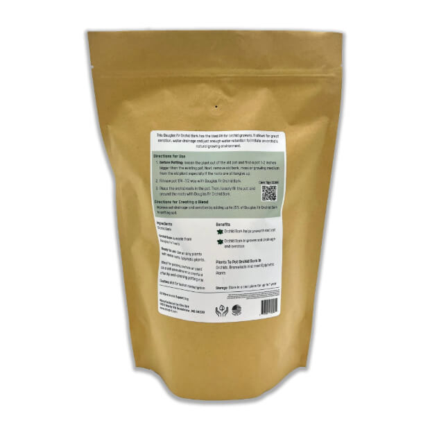 Premium Douglas Fir Orchid Bark - Perfect pH for Healthy Orchid Growth