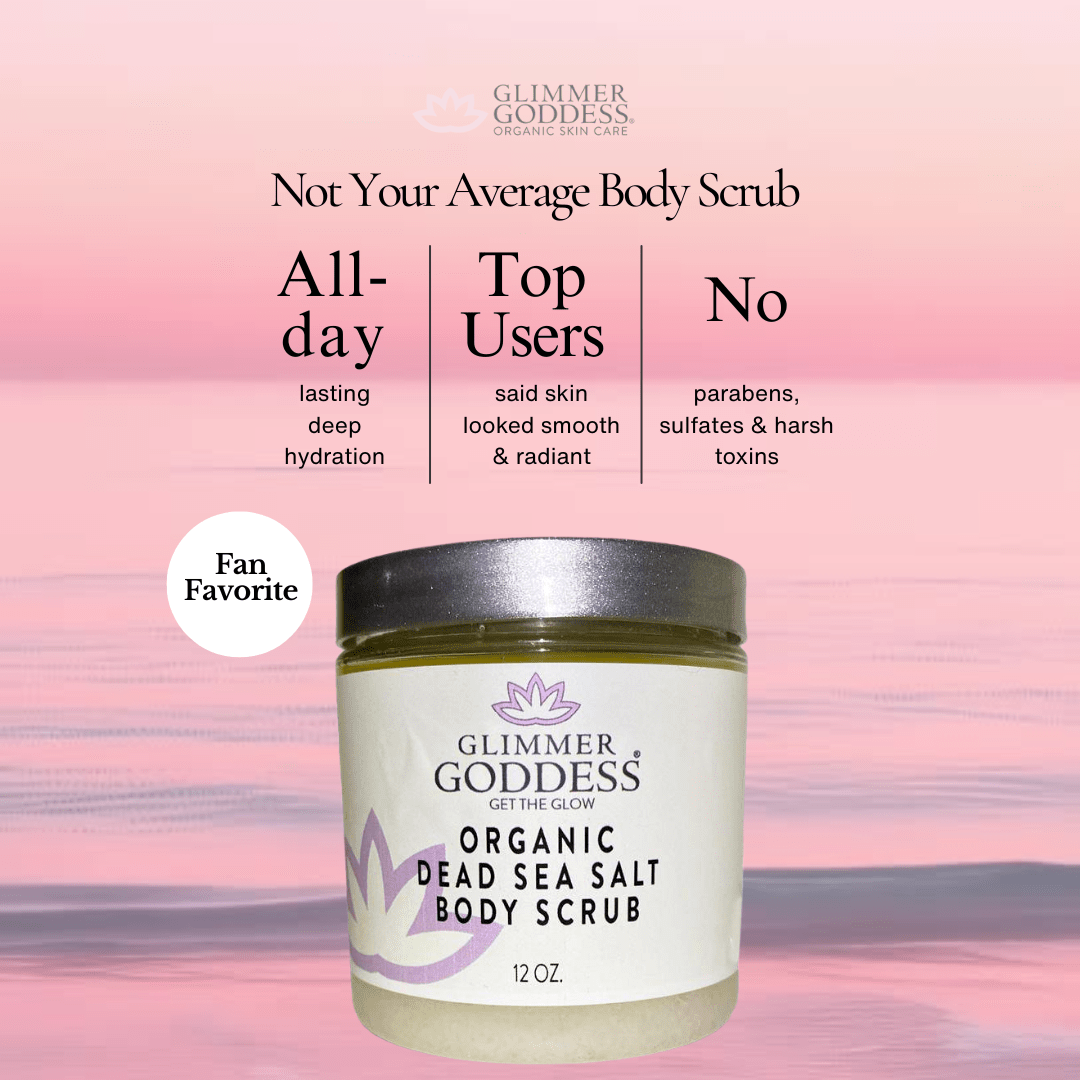 Organic Body Scrub with Dead Sea Salt & Shea Butter