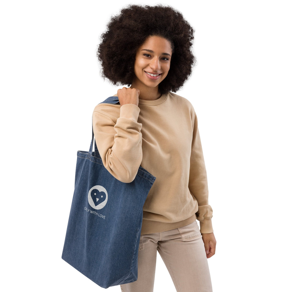 Organic Denim Beach Bag