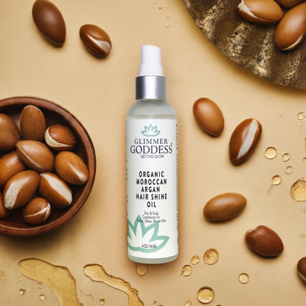 Organic Hair Shine Spray | Moroccan Argan Oil