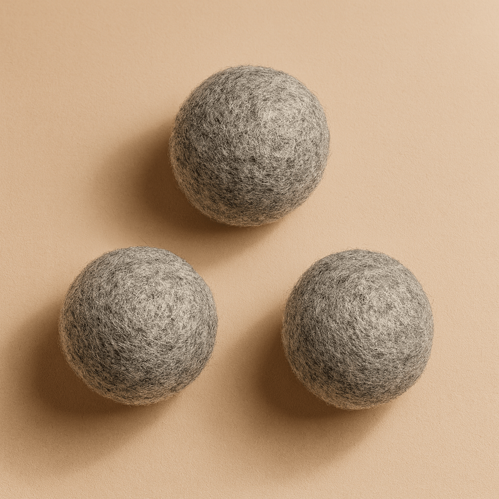Organic Wool Dryer Balls 3-Pack