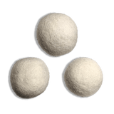 Organic Wool Dryer Balls 3-Pack