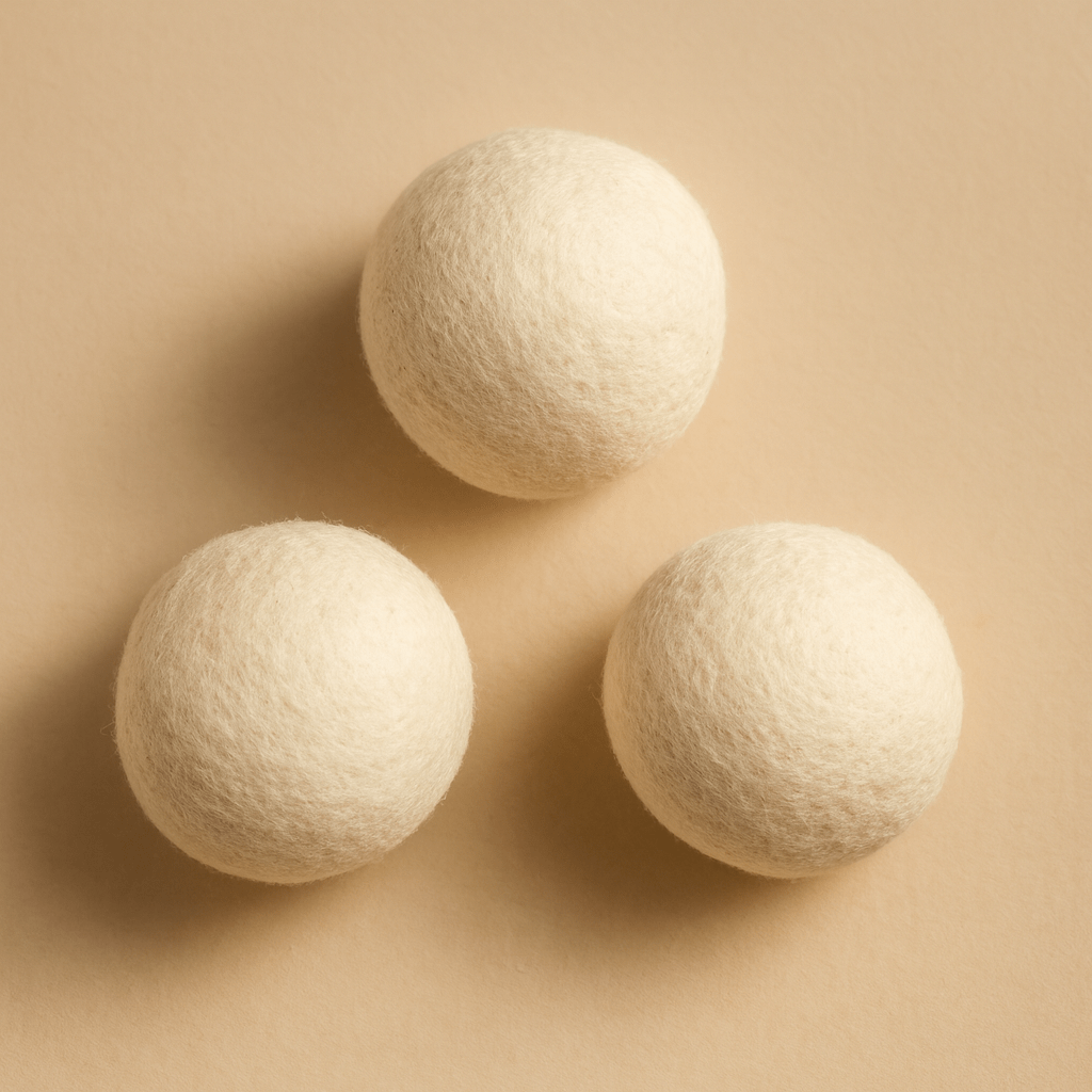 Organic Wool Dryer Balls 3-Pack