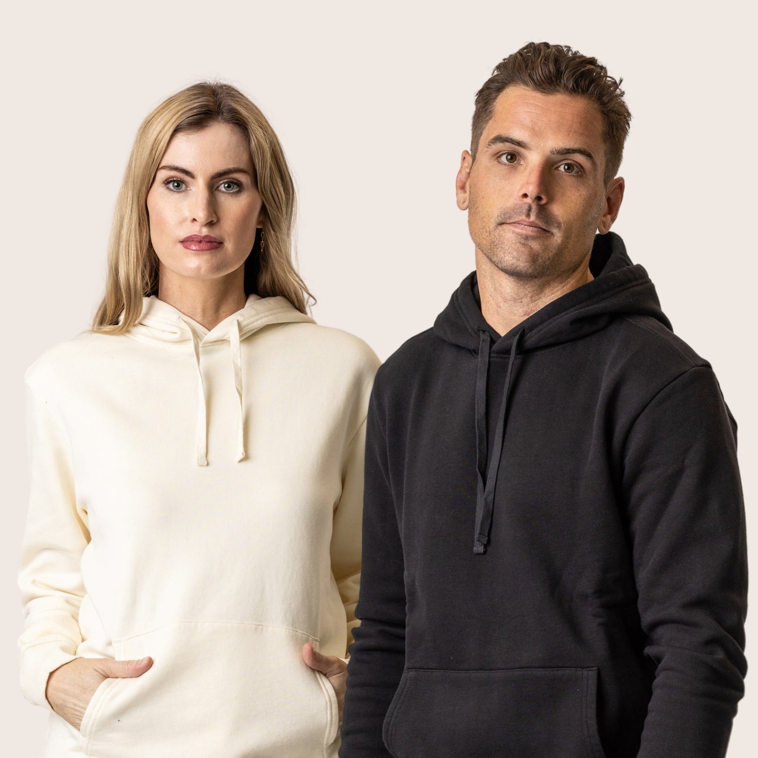 Unisex Organic Cotton Pullover Hoodies