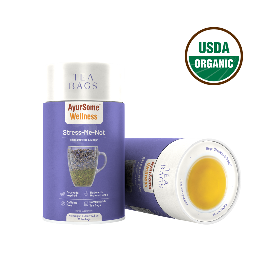 Stress-Me-Not Tea | Organic Lemon Balm, Lavender Tea Blend