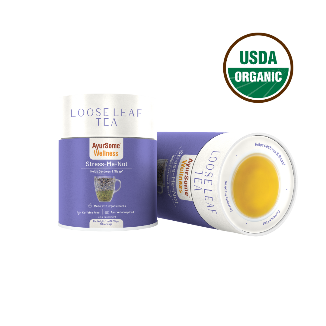 Stress-Me-Not Tea | Organic Lemon Balm, Lavender Tea Blend