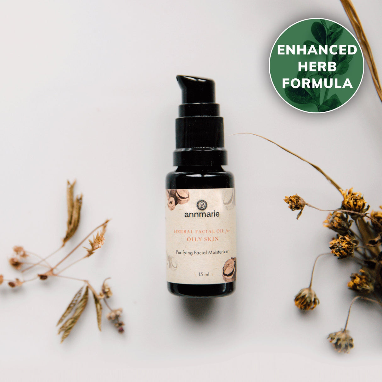 Herbal Facial Oil for Oily Skin (15ml)- Collective