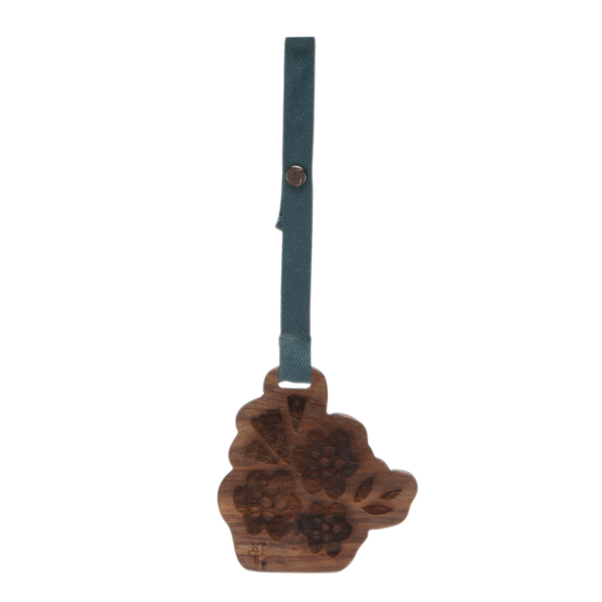 wood doll | flowers pewter