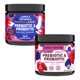 Family Gut Support Bundle – Kids + Adult Pre & Probiotic Gummies – Mixed Berry