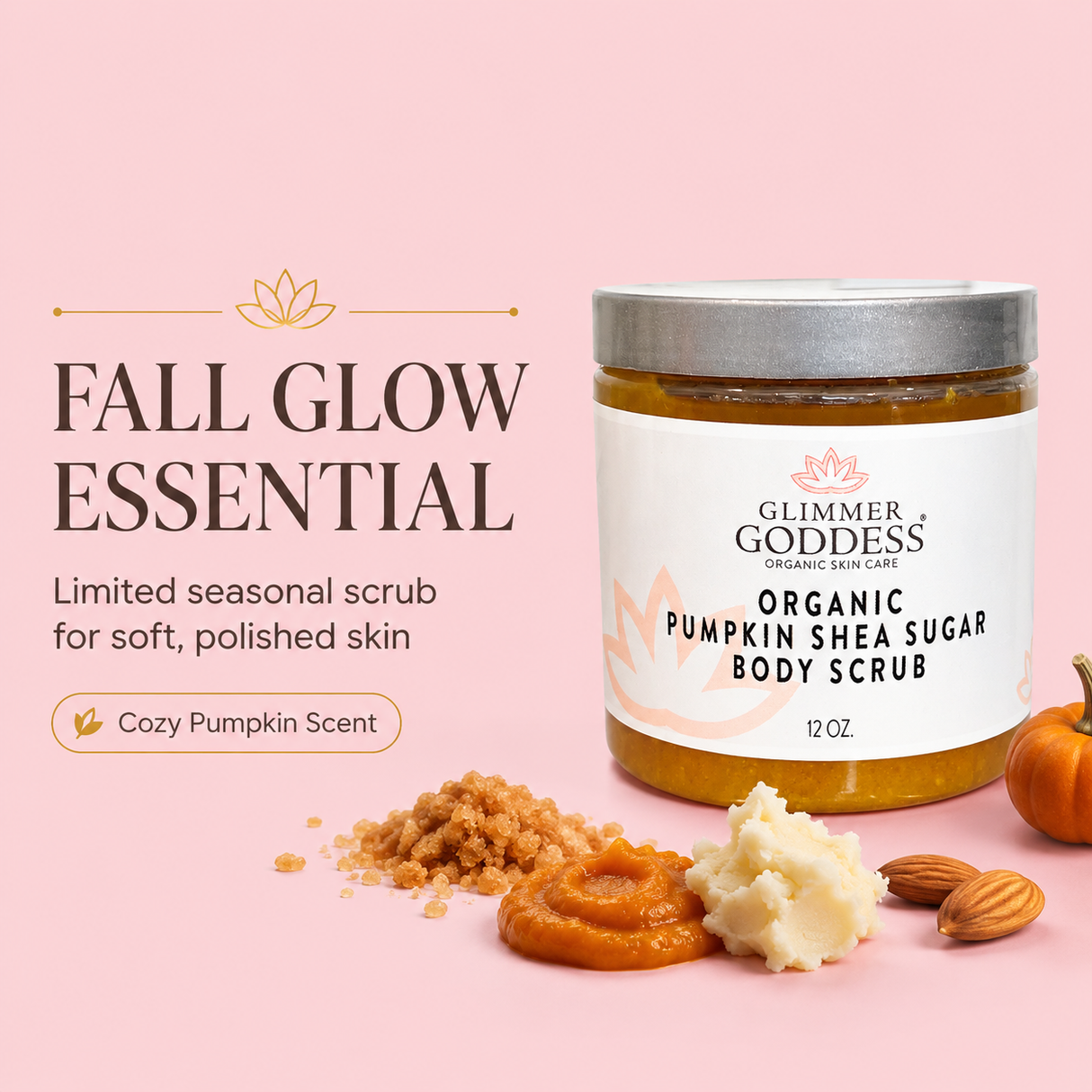 Organic Pumpkin Shea Sugar Body Scrub