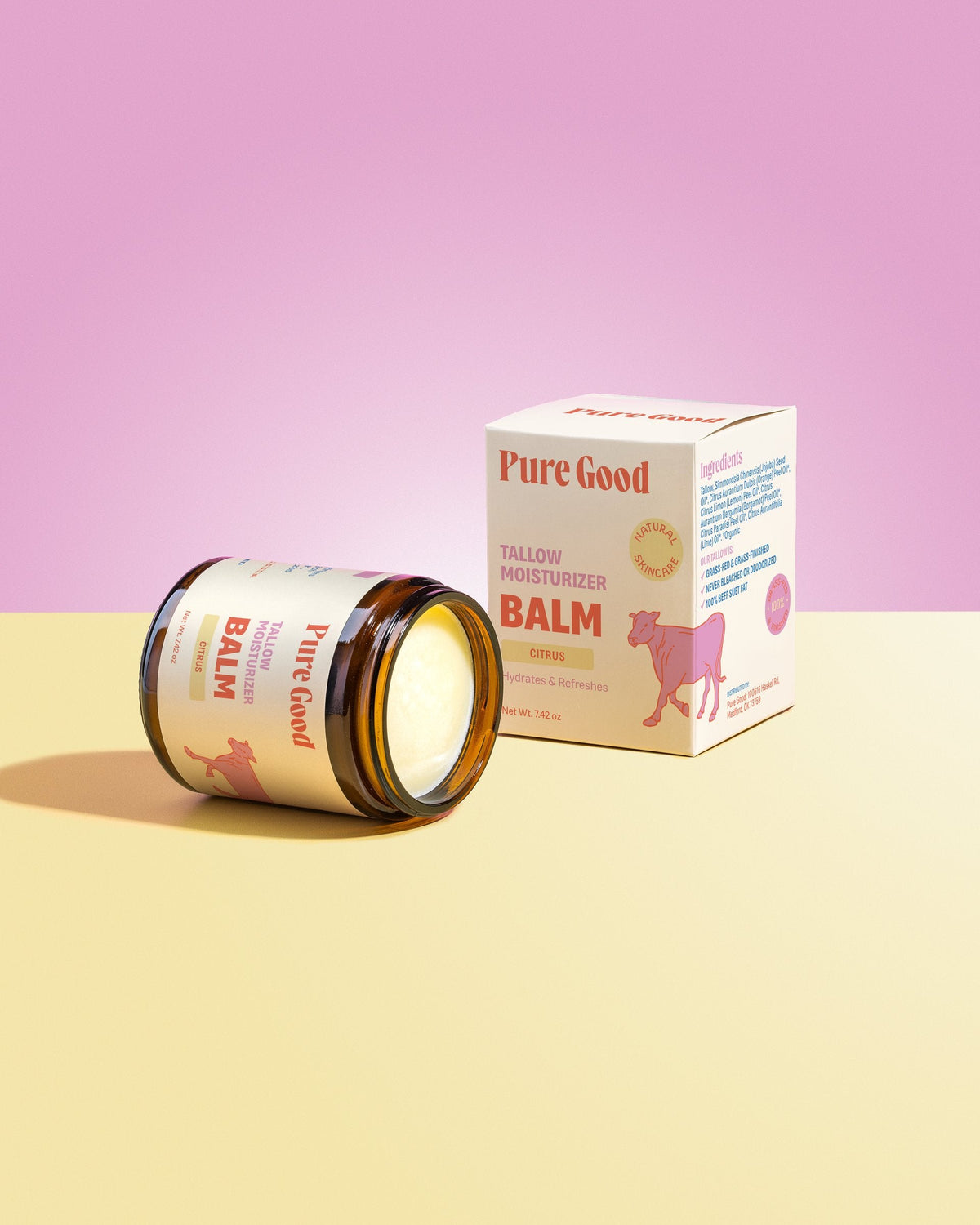 Fresh Citrus Burst Tallow Balm - Hydration and Vitamin C