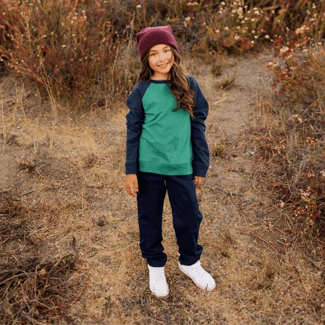Stevie Raglan Sweatshirt Colorblock