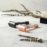 Reusable Safety Razors - Rose Gold or Black