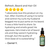 Refresh, Beard and Hair Oil