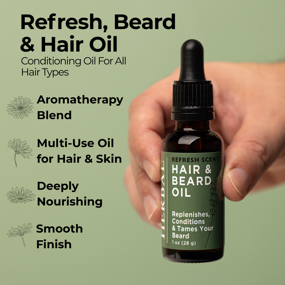 Refresh, Beard and Hair Oil